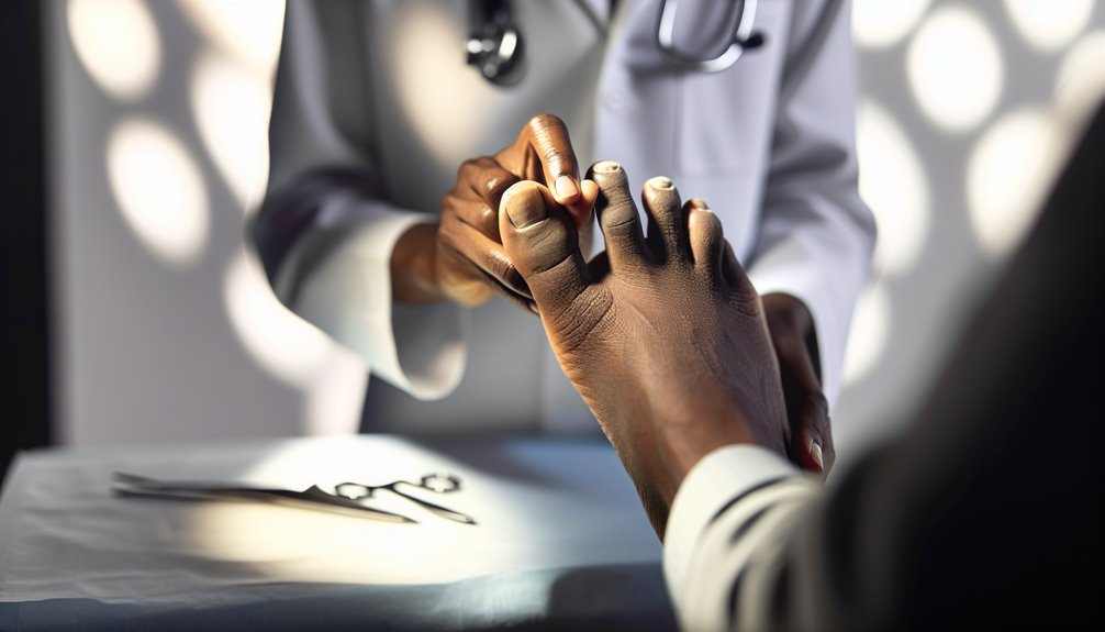 diabetic neuropathy onychomycosis safety